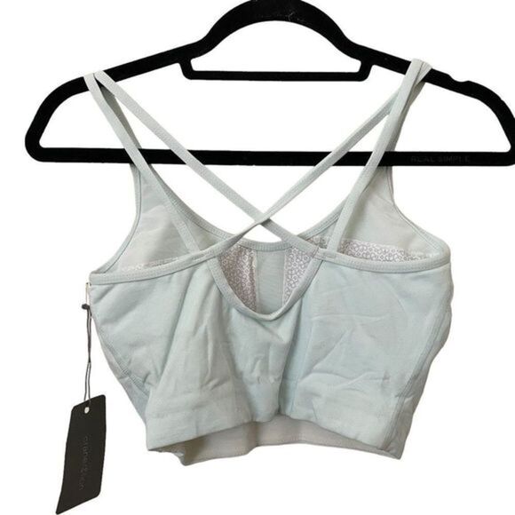 CRANE & LION Studio Sports Bra Wan Blue NWT - Picture 3 of 5